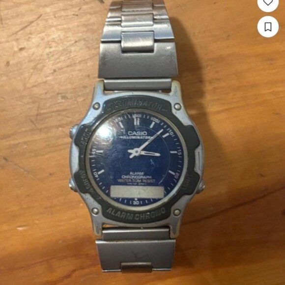 Vtg 90s Casio F-105W Illuminator Digital Watch Japan Made EDC - $30 - Picture 1 of 4
